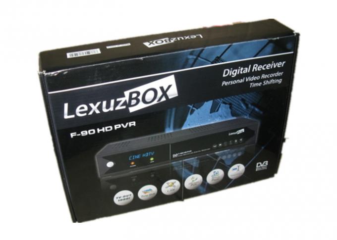 HD รับสัญญาณเคเบิลดิจิตอลถอดรหัส Lexuzbox F90 paraguai / Azamerica F90 PVR สำหรับตลาดบราซิล Nagra3