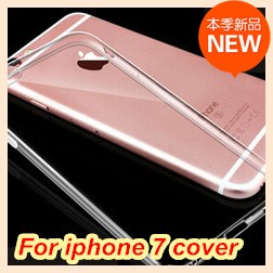 2017 ผลิตภัณฑ์ใหม่อัลตร้าสลิมใสโทรศัพท์มือถือ tpu case ปกหลังสำหรับ iphone 7 plus 5.5 นิ้ว