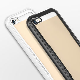 Hot Selling Hybrid PC Glass Back Case Cover For Apple IPhone SE