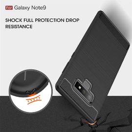 carbon fiber silicone phone case for Samsung Note 9