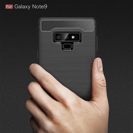 carbon fiber silicone phone case for Samsung Note 9