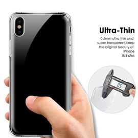 Super soft transparent blank cell phone case tpu for iphone X